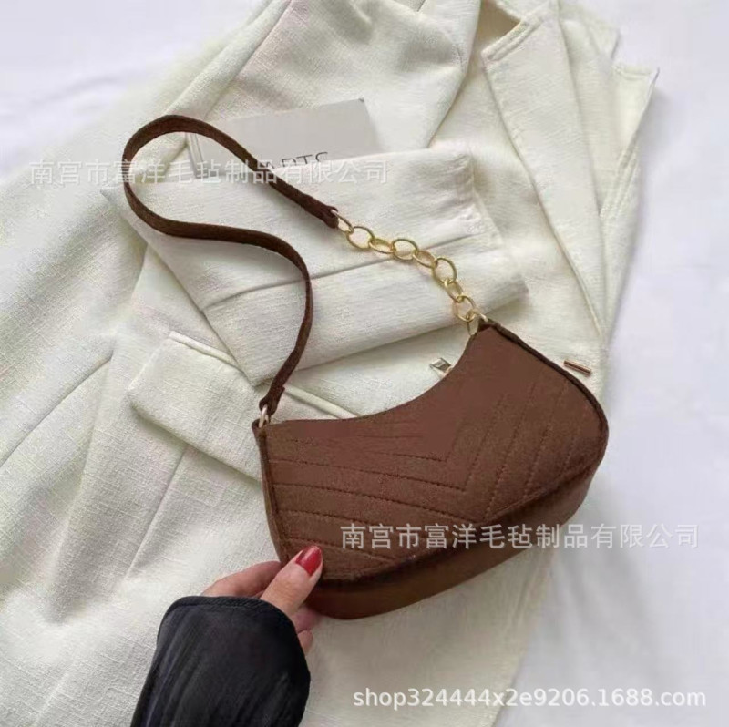 Signature Pattern Satchel Shoulder Purse with Leather Trim